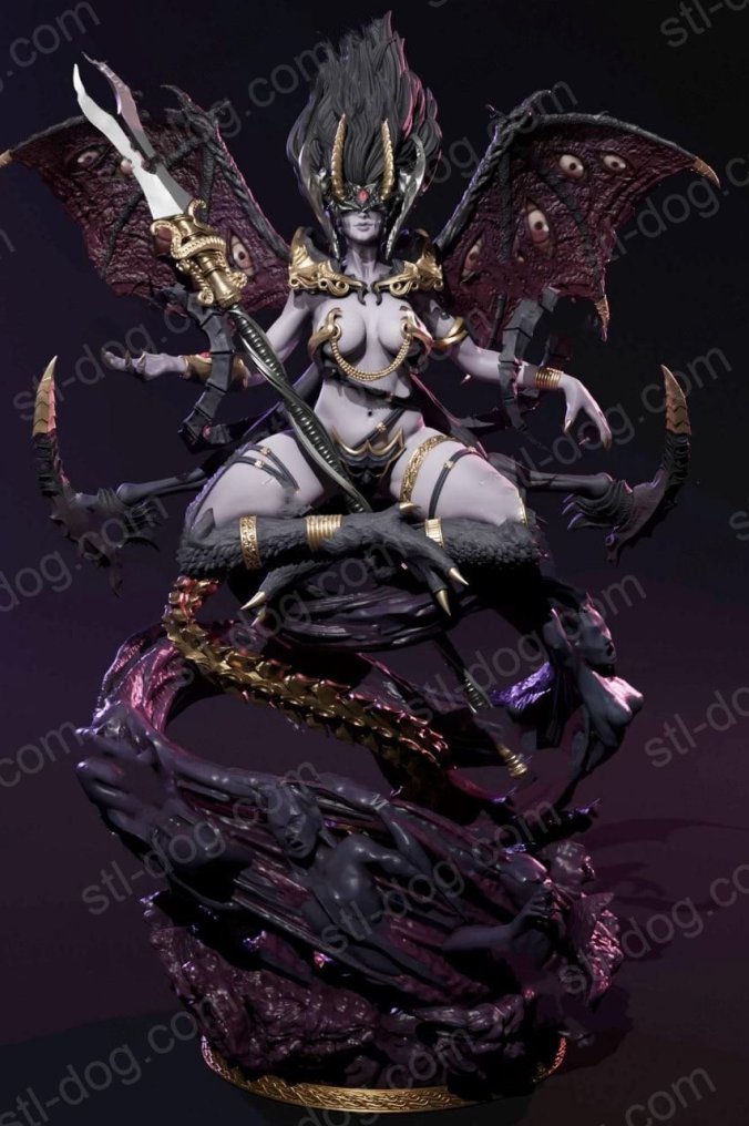 战锤40K  冥神女王 (Queen of Slaanesh) 3D打印图纸